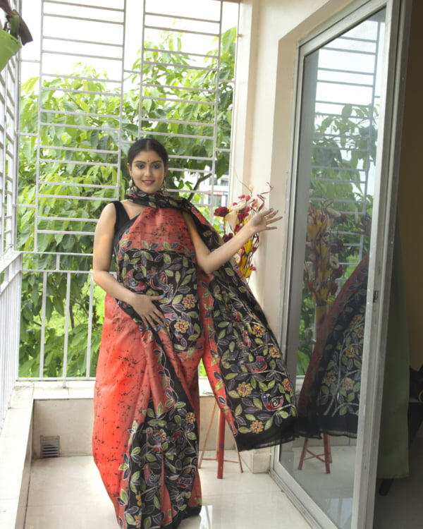 black-print-batik-murshidabad-silk