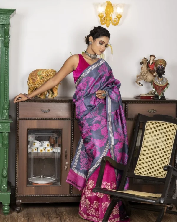 Nakshipar Murshidabad Silk Saree