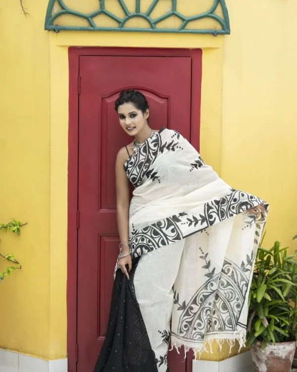 Nakshipar Cotton Saree