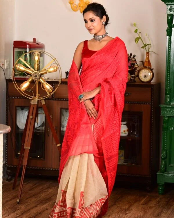 Nakshipar Cotton Saree