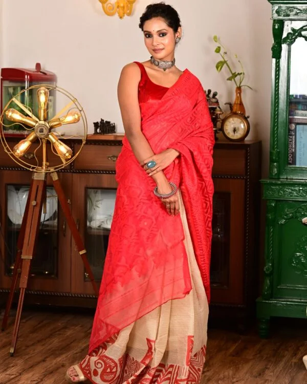 Nakshipar Cotton Saree